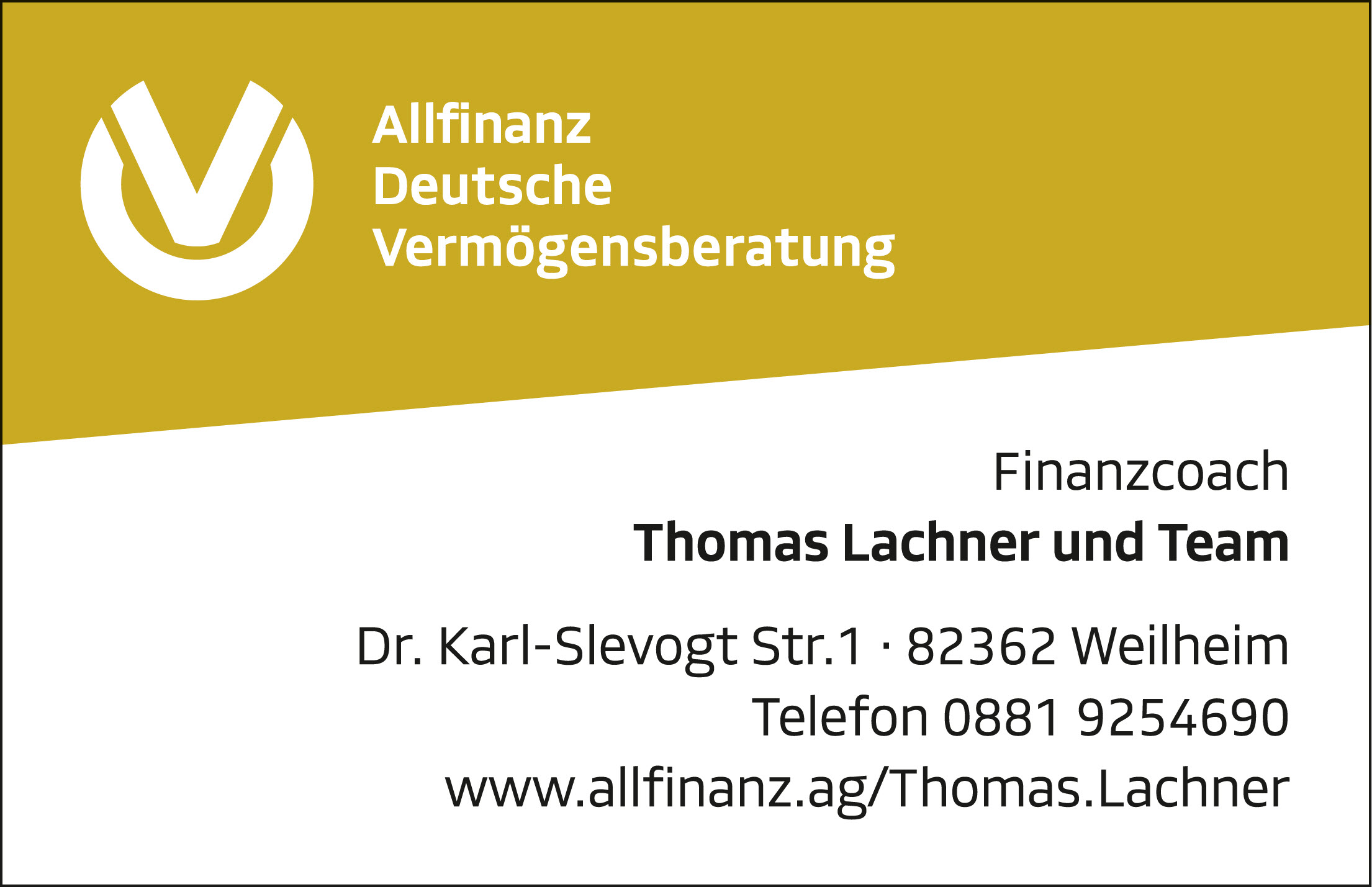 Allfinanz Thomas Lachner 