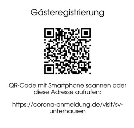 2020 QR code online Kontakterfassung